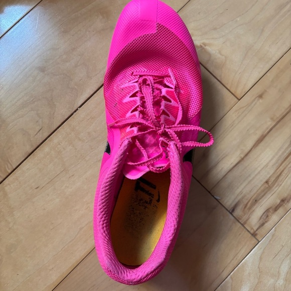 Nike Zoom Rival Track and Field Spikes Mens Size 11 Pink Orange Running Race - Picture 2 of 10